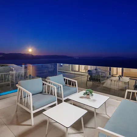 Aristea With Sea View, Jacuzzi And Infinity Pool Villa Vicani