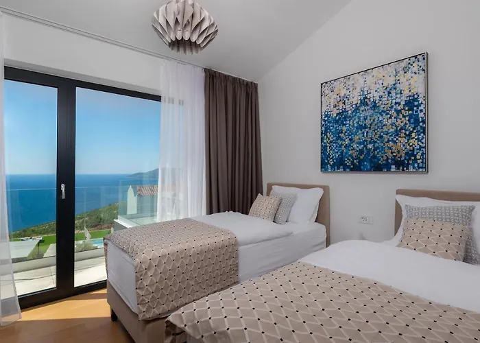 וילה Aristea With Sea View, Jacuzzi And Infinity Pool *