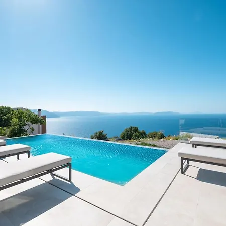Aristea With Sea View, Jacuzzi And Infinity Pool Villa Vicani